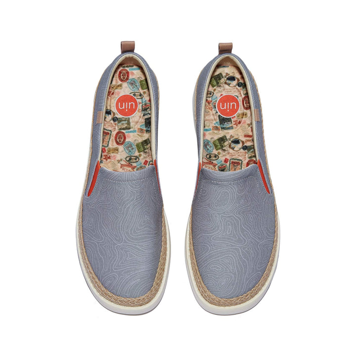 UIN Footwear Men Limestone Tarragona I Men Canvas loafers