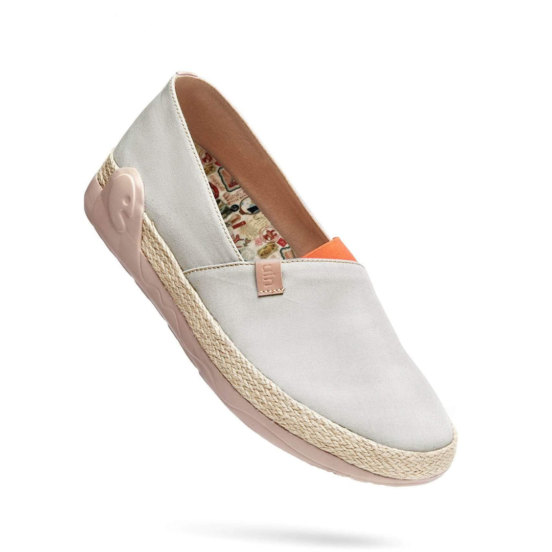 UIN Footwear Men Marbella Creamy-white Men Canvas loafers