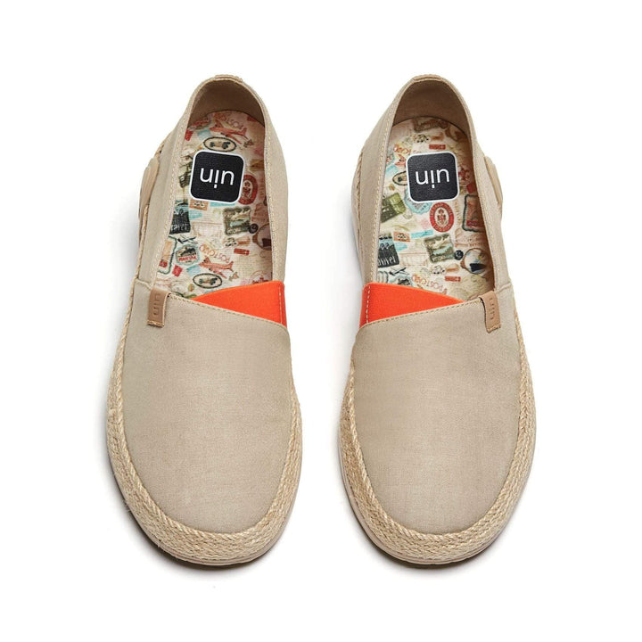 UIN Footwear Men Marbella Khaki Men Canvas loafers