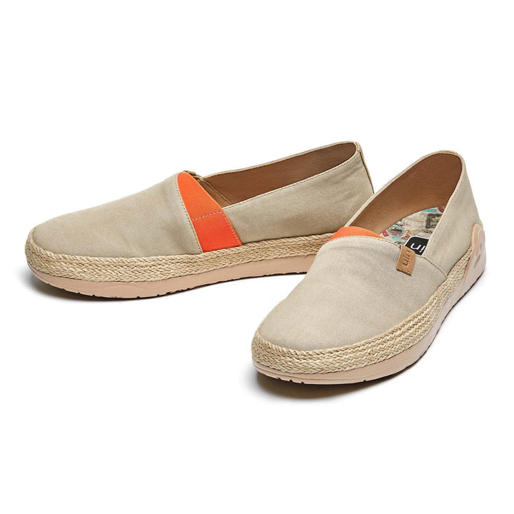 UIN Footwear Men Marbella Khaki Men Canvas loafers