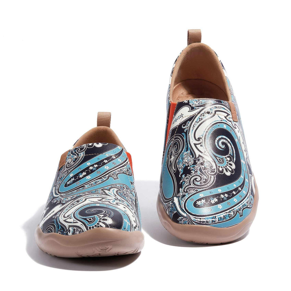 UIN Footwear Men Marine Paisley Toledo I Men Canvas loafers