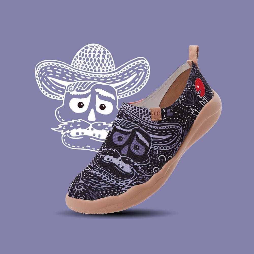 UIN Footwear Men Mundo de los Muertos Men Canvas loafers