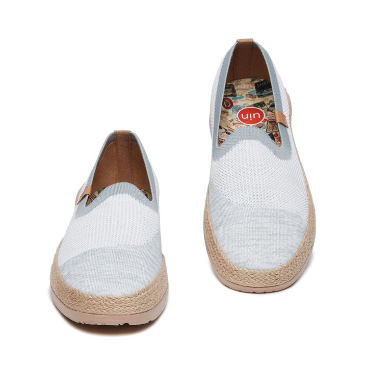 UIN Footwear Men Pure White Marbella II Men Canvas loafers