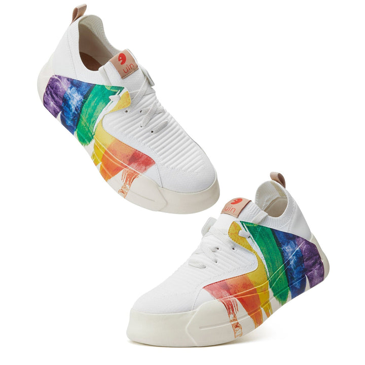 UIN Footwear Men Rainbow Crush Santander II Men Canvas loafers