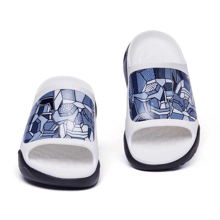 UIN Footwear Men Strange Rock Ibiza Slides Canvas loafers