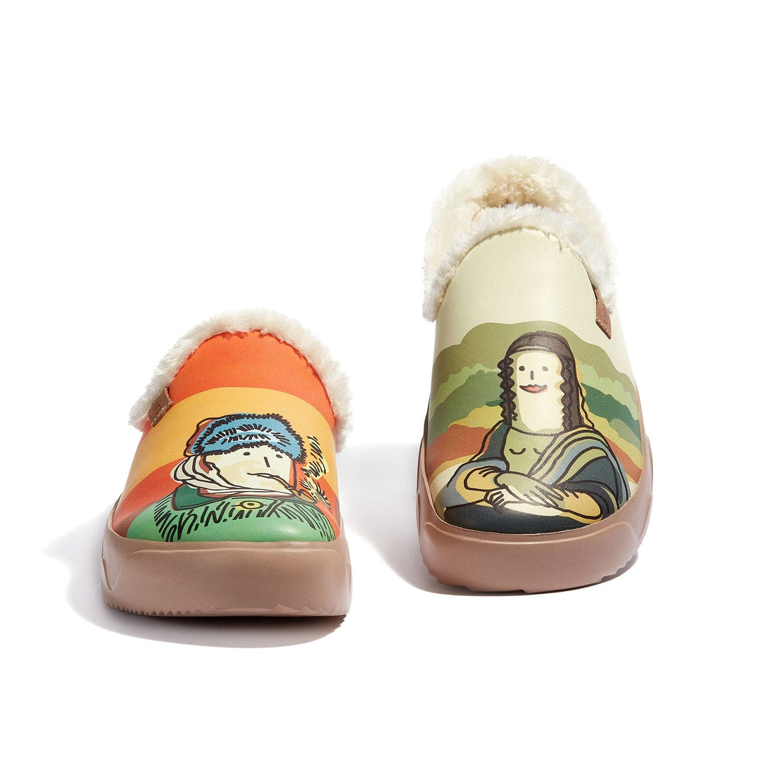 UIN Footwear Men Van Gogh and Mona Lisa 2 Fuerteventura VII Men Canvas loafers