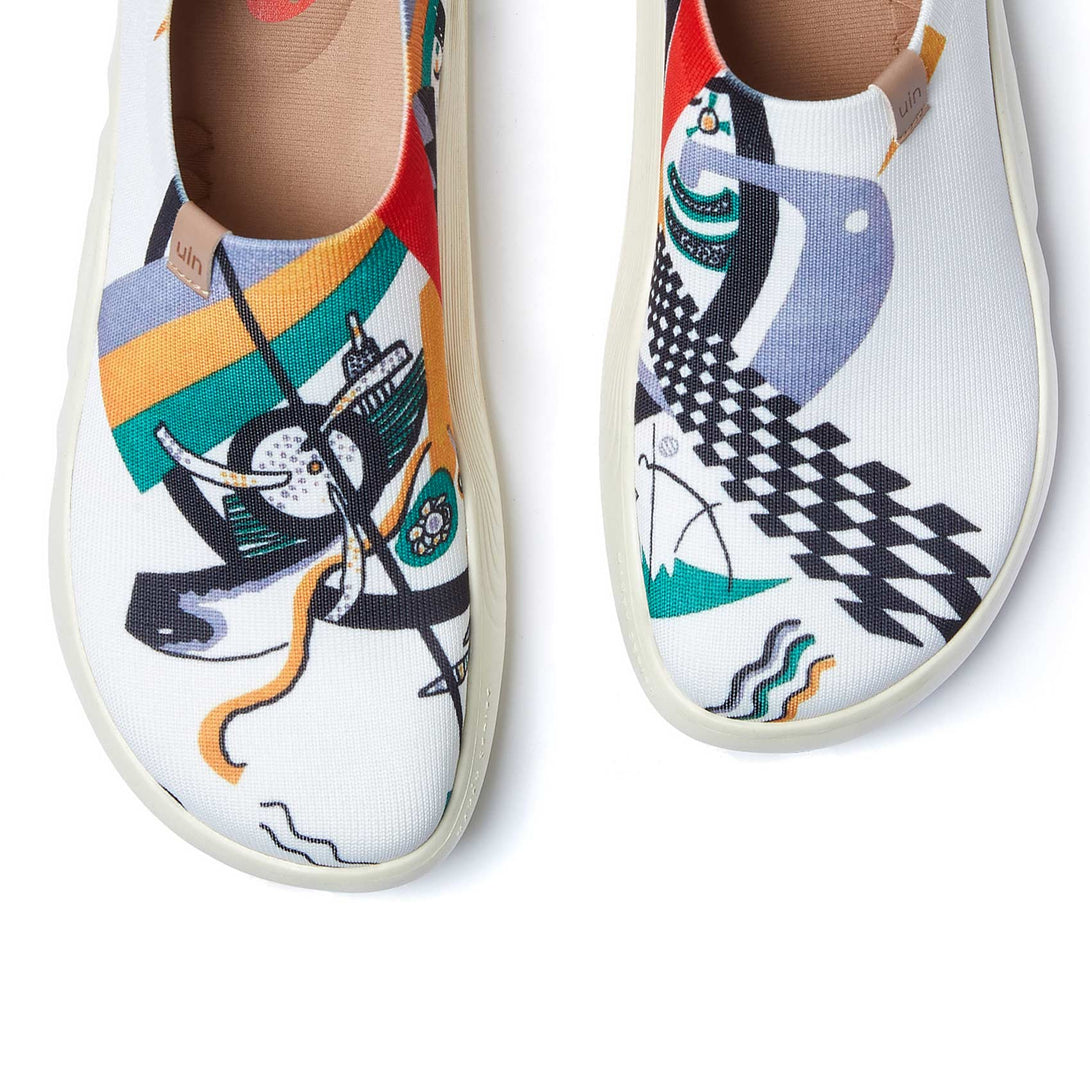 UIN Footwear Men Wassily Kandinsky Kleine Welten IV Toledo X Men Canvas loafers