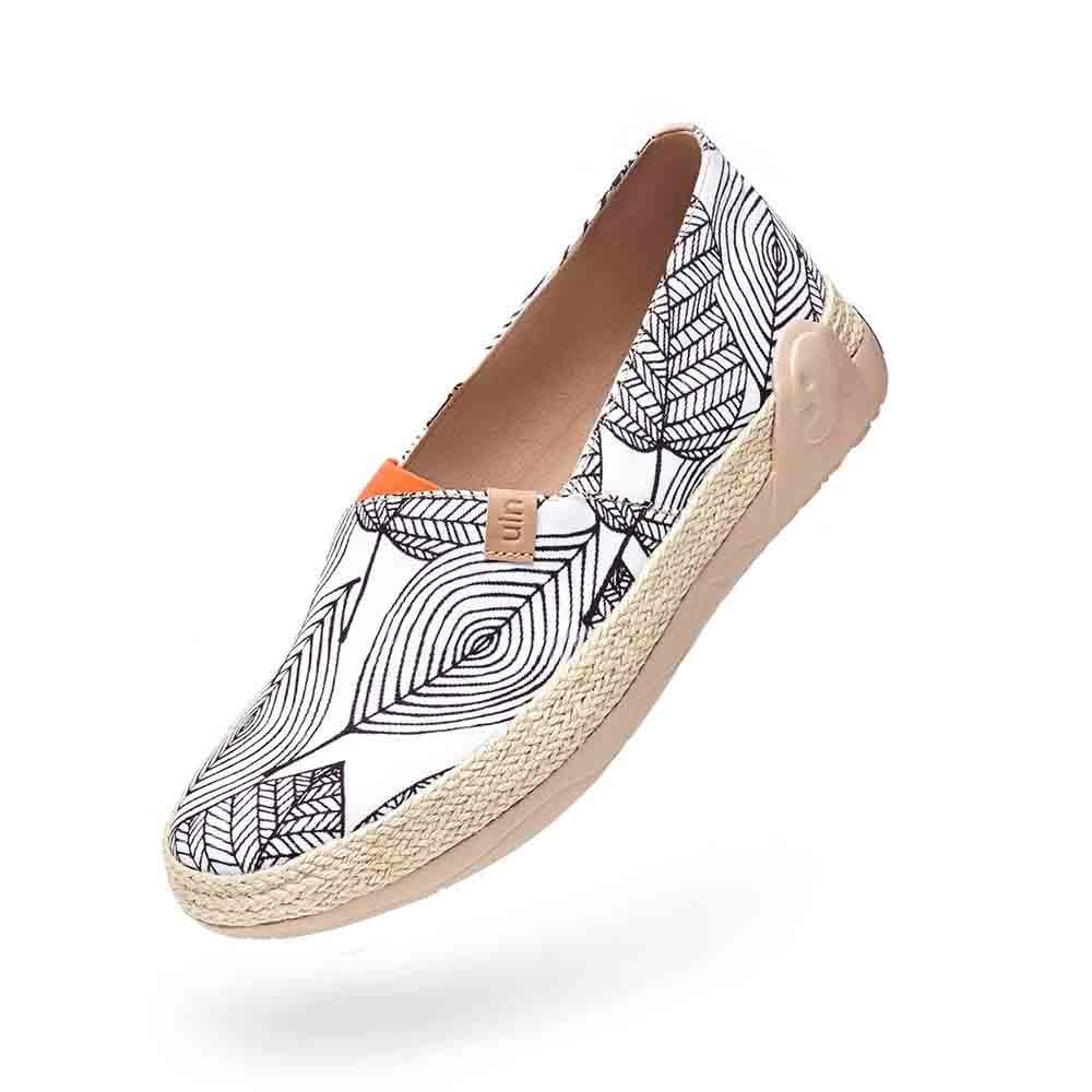 UIN Footwear Men Weaving Marbella Canvas loafers