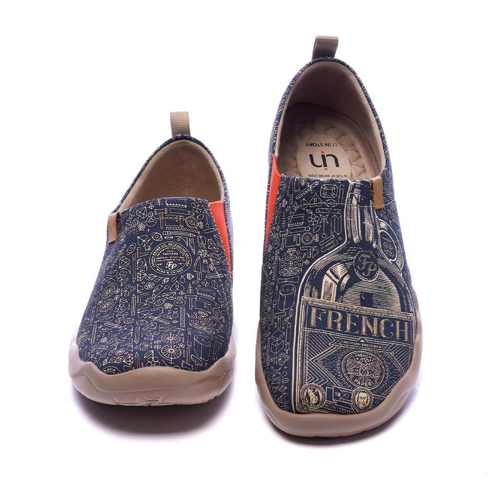 UIN Footwear Men Wine Not? Canvas loafers