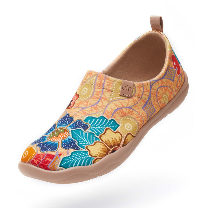 UIN Footwear Women Batik Flower Toledo I Women Canvas loafers