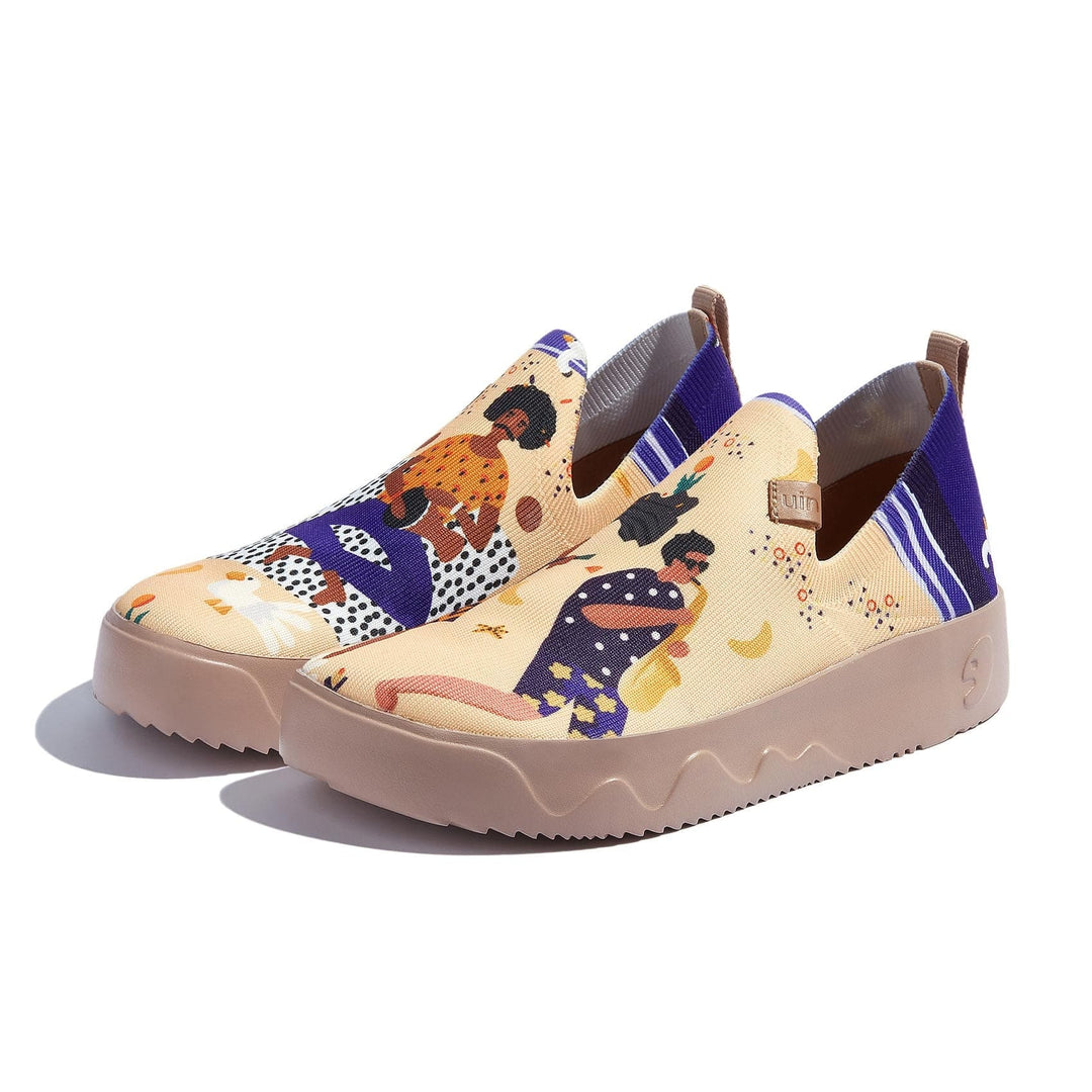 UIN Footwear Women Beach Carnival Fuerteventura I Women Canvas loafers