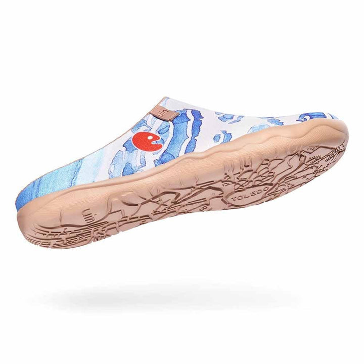 UIN Footwear Women Beach Umbrella Slipper Canvas loafers