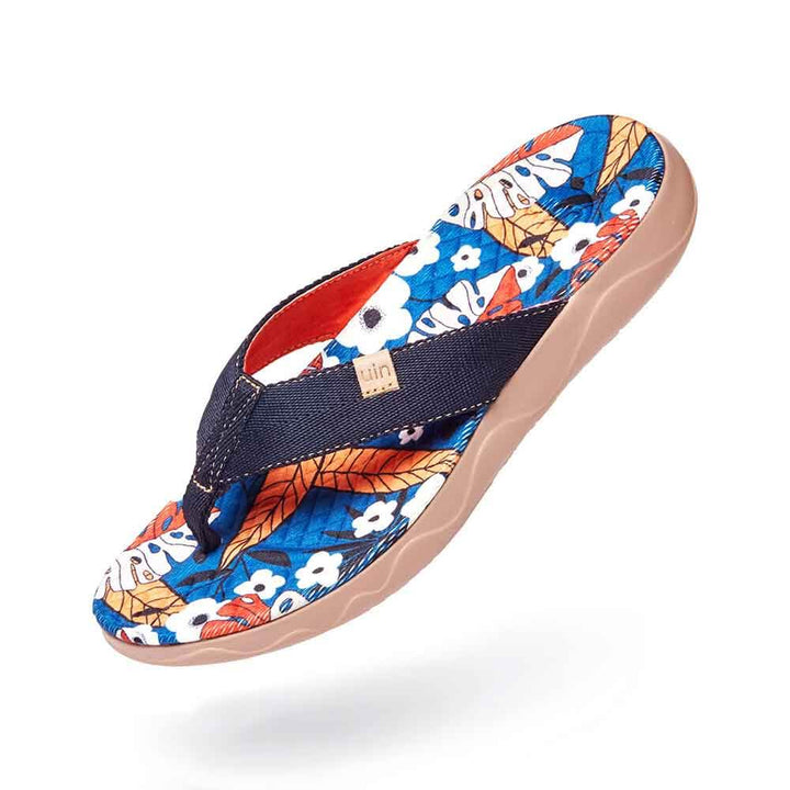 UIN Footwear Women Breezing Summer Women Majorca Flip Flops Canvas loafers