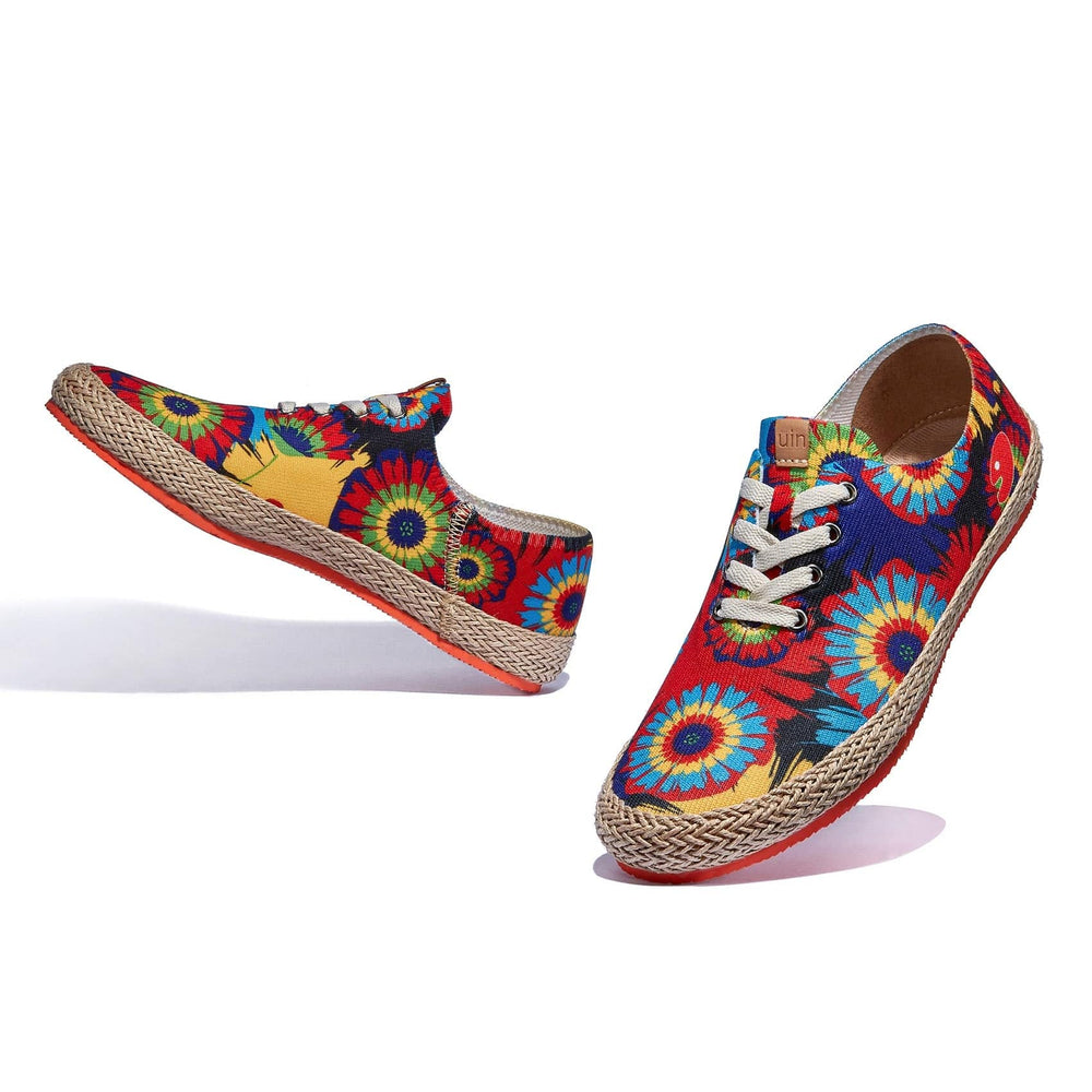 UIN Footwear Women Bright in Full Bloom Formentera I Women Canvas loafers