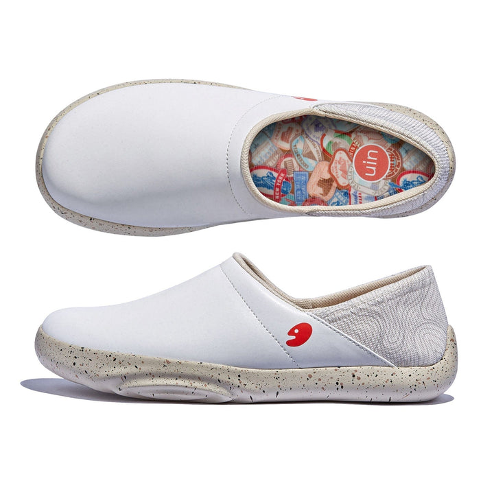 UIN Footwear Women Bright White Mojacar II Women Canvas loafers