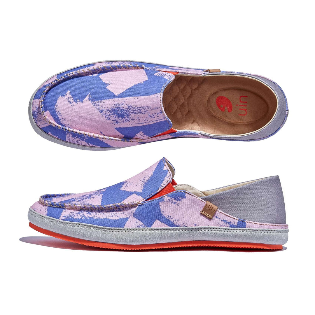 UIN Footwear Women Brush Sketches Formentera II Women Canvas loafers