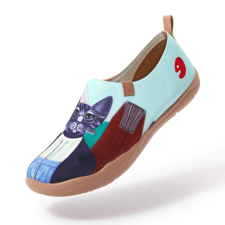 UIN Footwear Women Cat Couple Women Canvas loafers