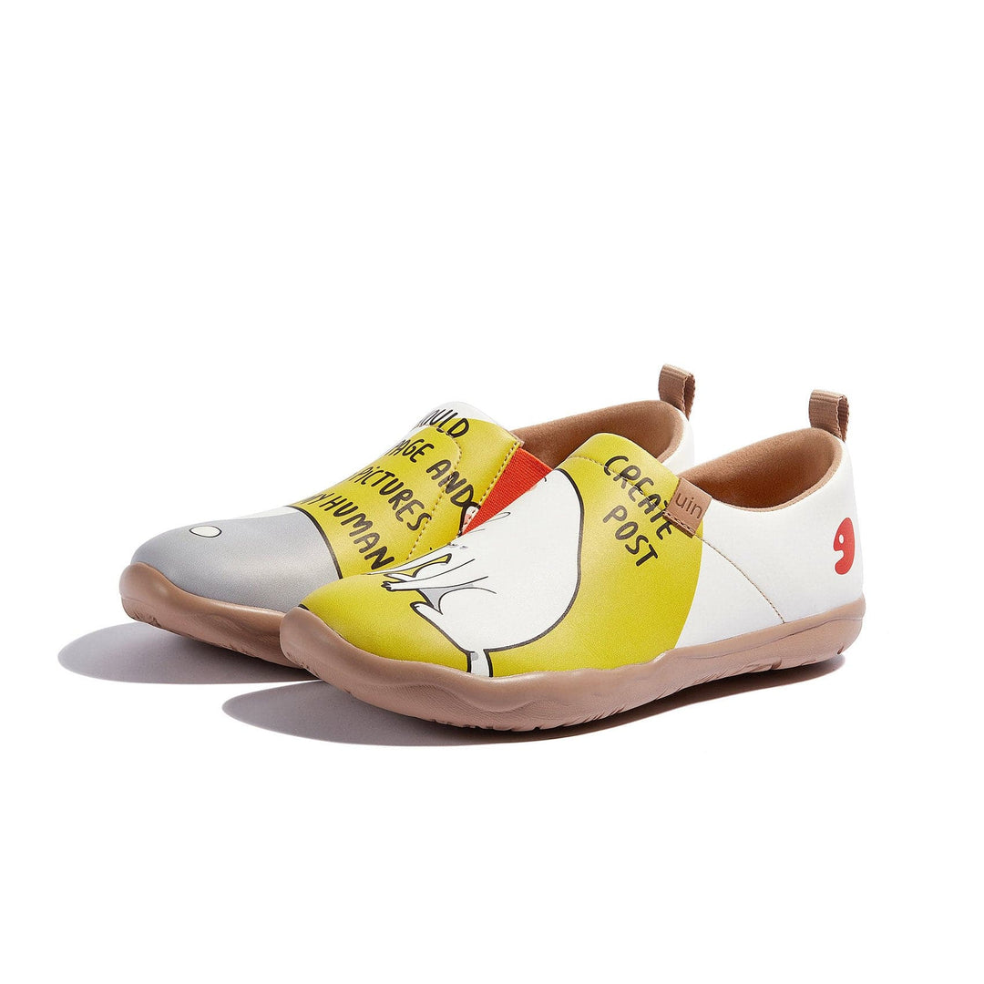 UIN Footwear Women Catstagram Toledo I Women Canvas loafers