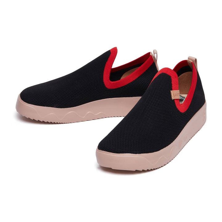 UIN Footwear Women Charcoal Black Fuerteventura I Women Canvas loafers