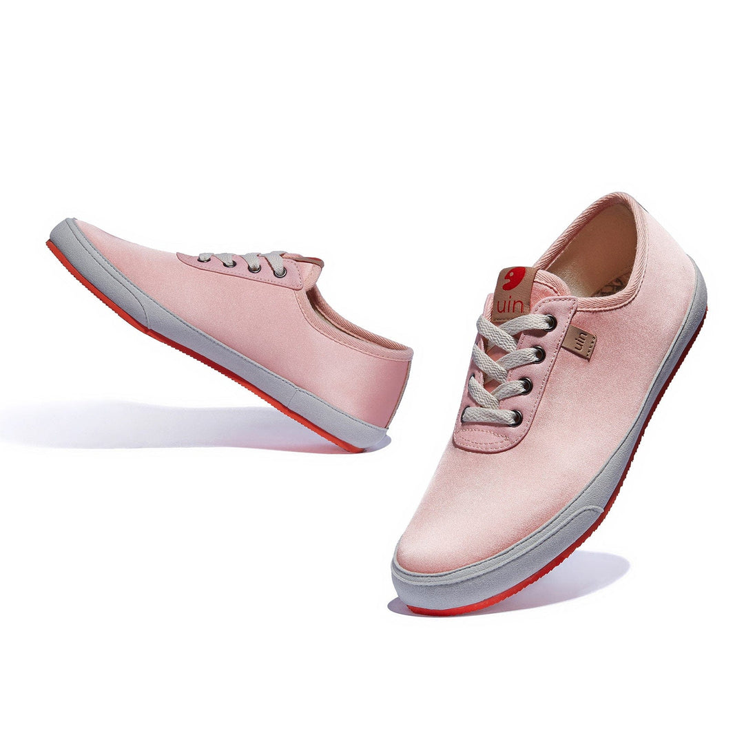 UIN Footwear Women Cherry Blossom Pink Formentera III Women Canvas loafers