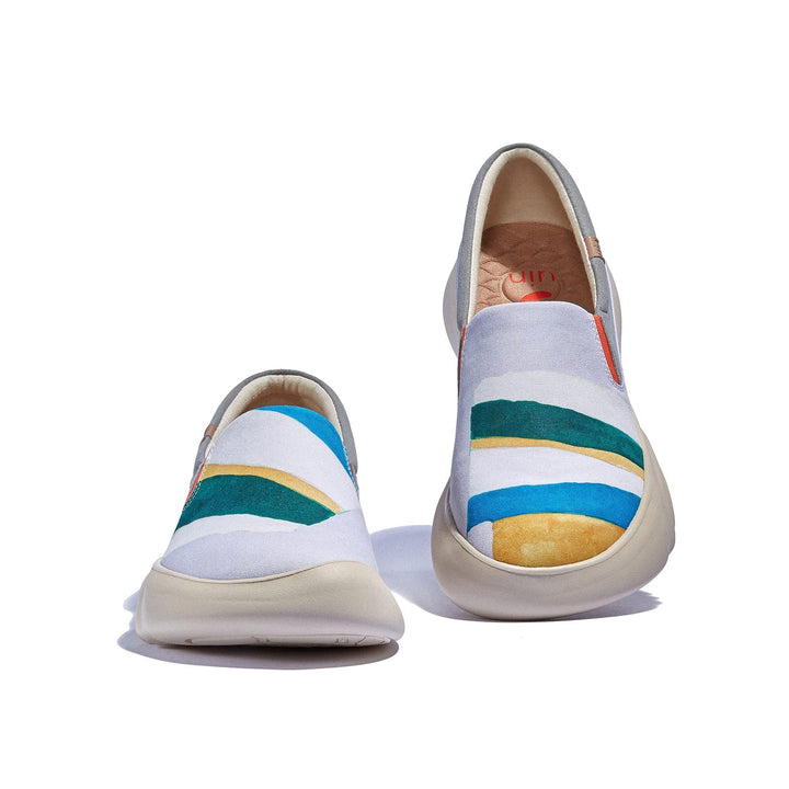 UIN Footwear Women Collage Colors Denia II Women Canvas loafers