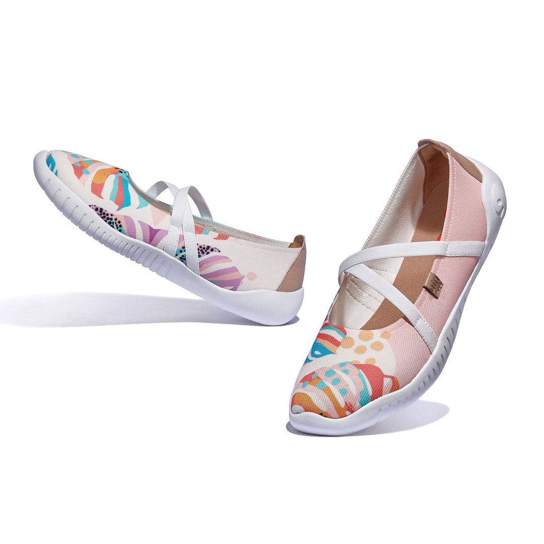 UIN Footwear Women Colorful Fields Menorca VII Women Canvas loafers