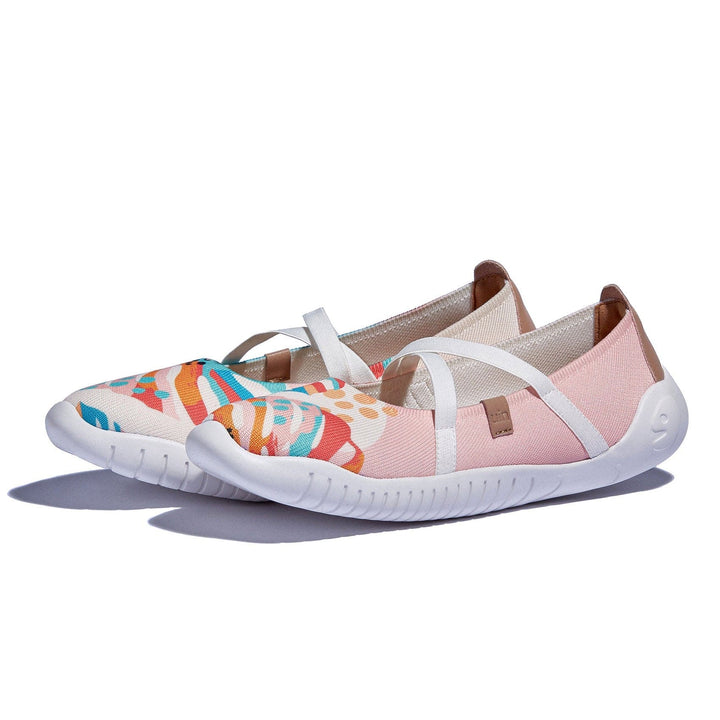 UIN Footwear Women Colorful Fields Menorca VII Women Canvas loafers