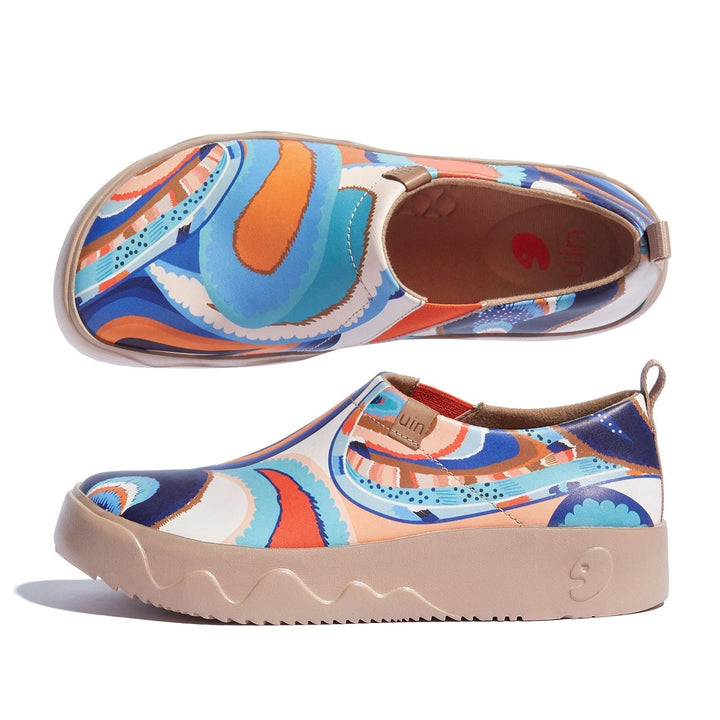 UIN Footwear Women Colorful Whirlpool II Toledo IX Women Canvas loafers