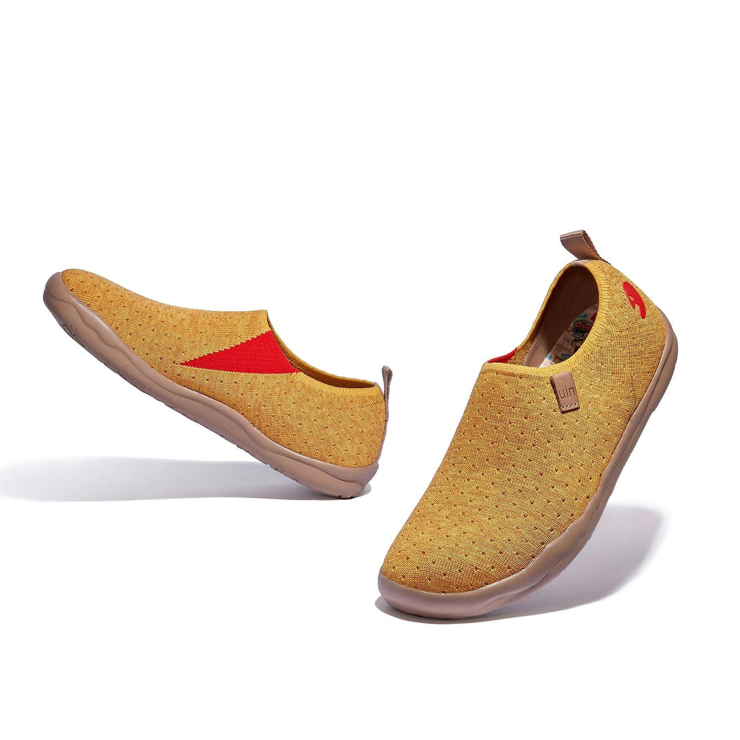 UIN Footwear Women Cork Yellow Toledo I Women Canvas loafers