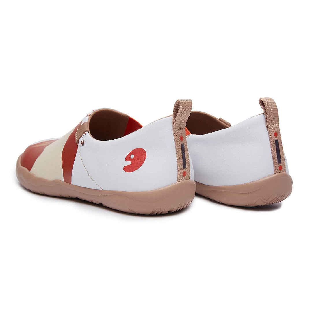 UIN Footwear Women Daruma-White Canvas loafers