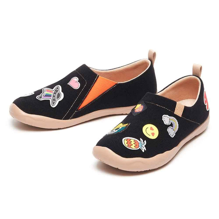 UIN Footwear Women DIY UIN With Themes Women Canvas loafers