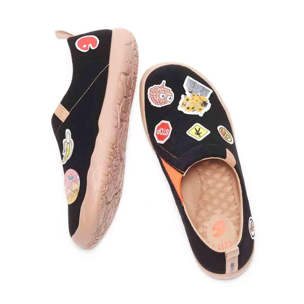 UIN Footwear Women DIY UIN With Themes Women Canvas loafers