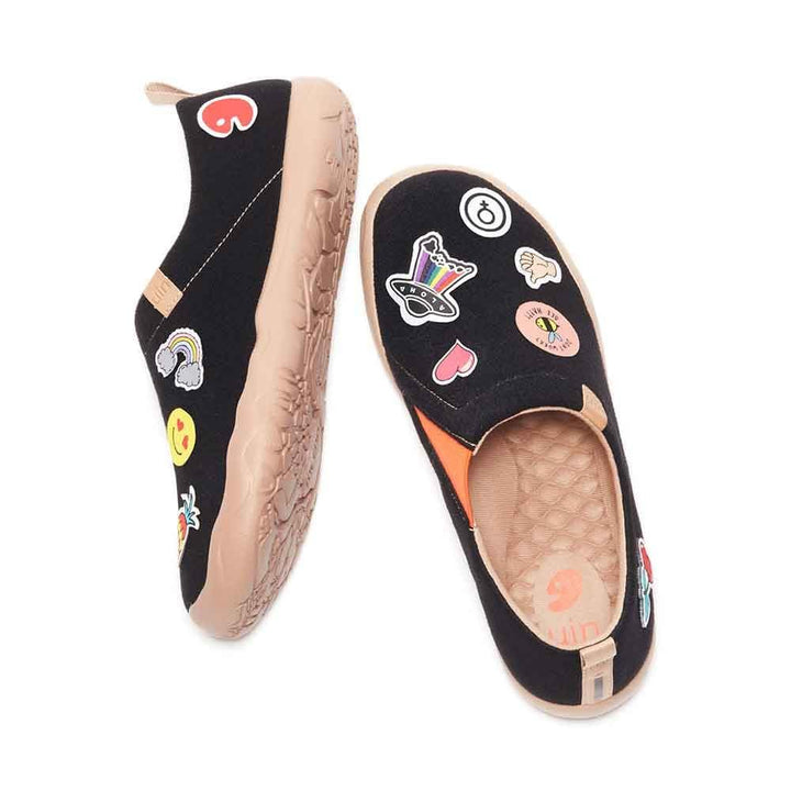 UIN Footwear Women DIY UIN With Themes Women Canvas loafers