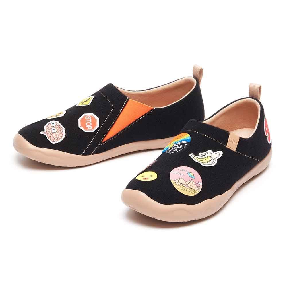 UIN Footwear Women DIY UIN With Themes Women Canvas loafers