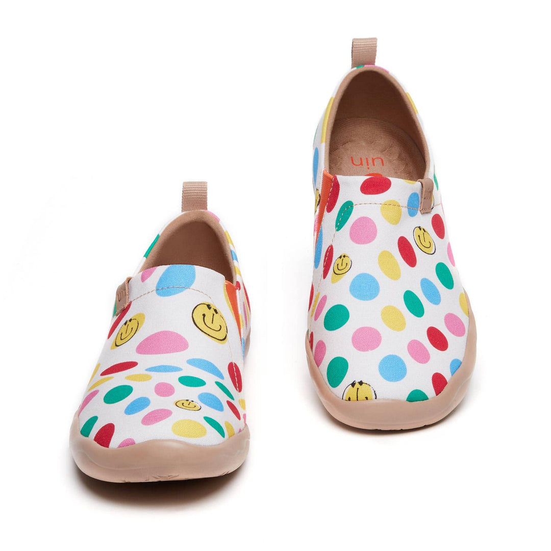 UIN Footwear Women Dotted Joy Toledo I Women Canvas loafers