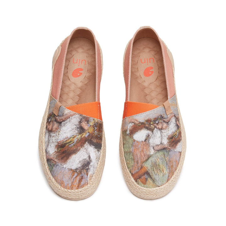 UIN Footwear Women Edgar Degas Ukrainian Dancers Marbella I Women Canvas loafers