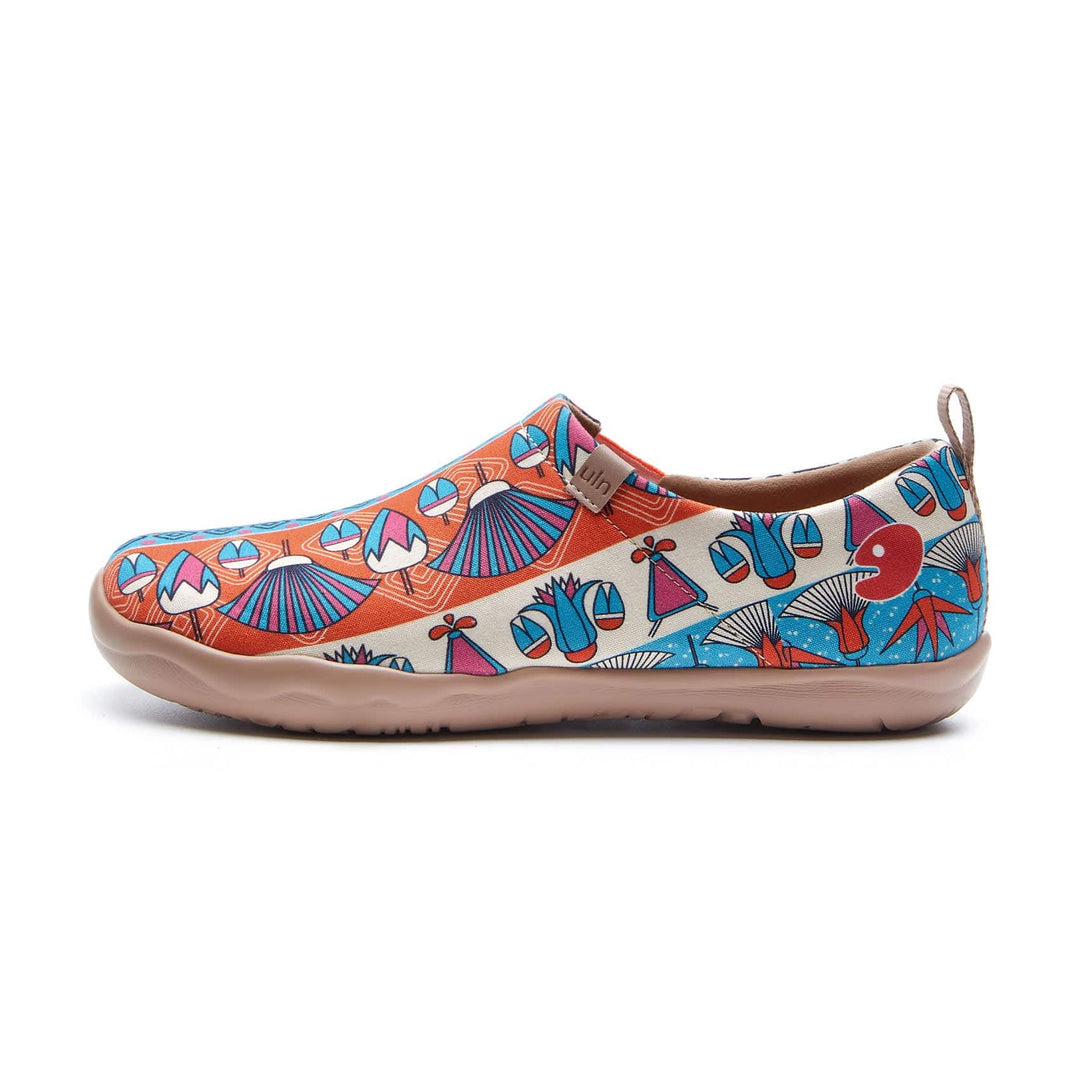 UIN Footwear Women Egyptian Ornament Toledo I Women Canvas loafers