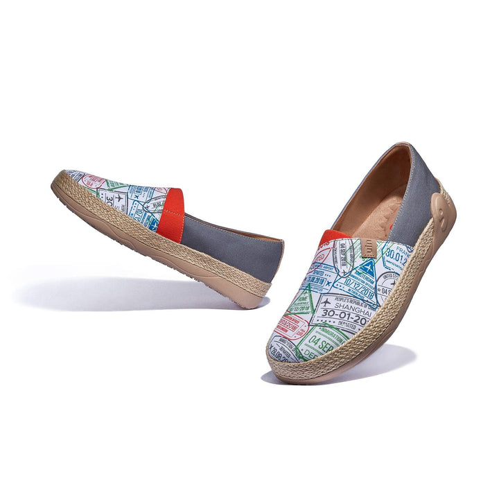 UIN Footwear Women Flight Diary Marbella I Women Canvas loafers