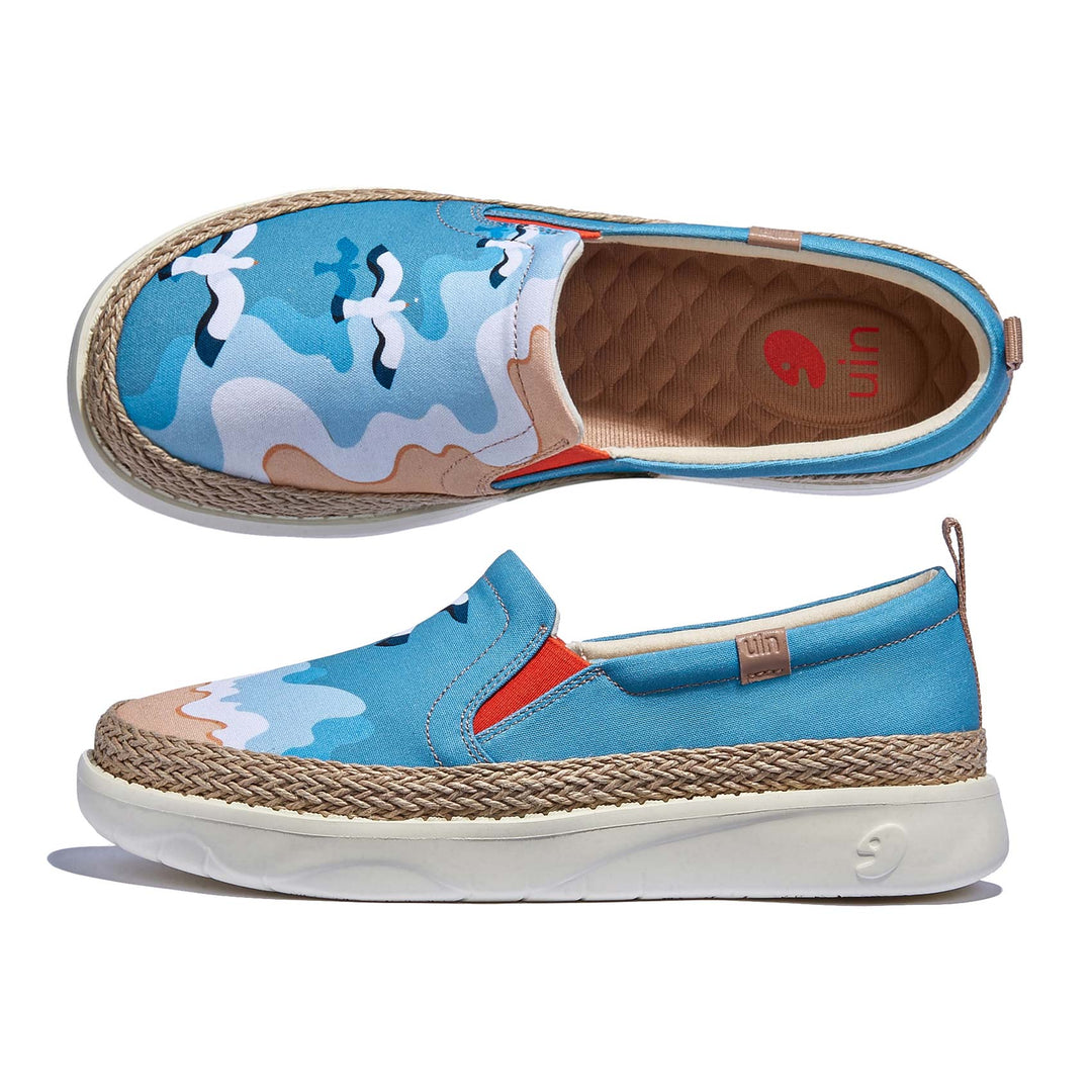 UIN Footwear Women Flying by Sea Tarragona I Women Canvas loafers