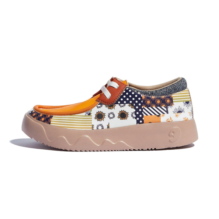 UIN Footwear Women Geometric Sunflower Fuerteventura VIII Women Canvas loafers