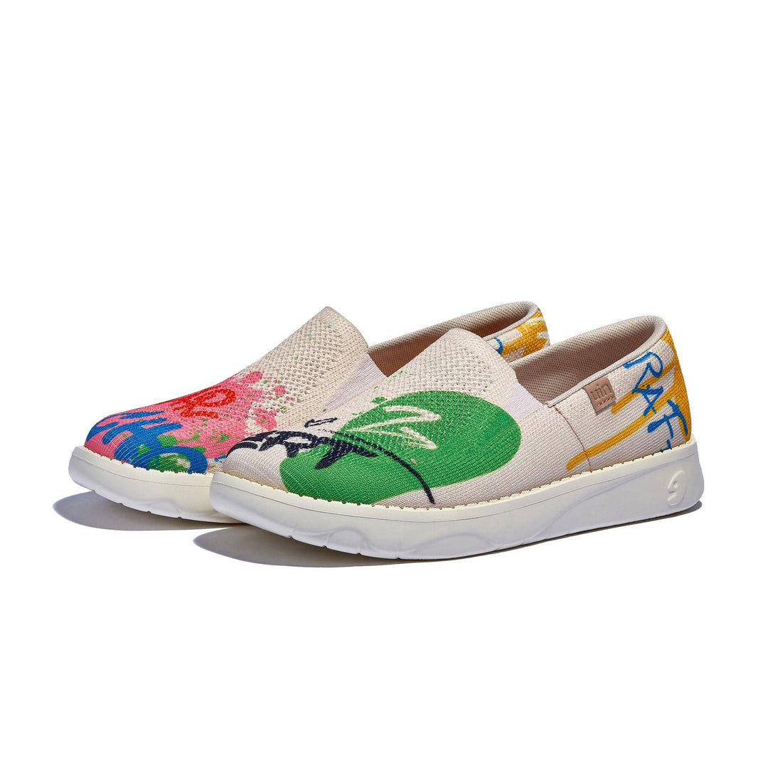 UIN Footwear Women Graffiti Youth Tarragona II Women Canvas loafers