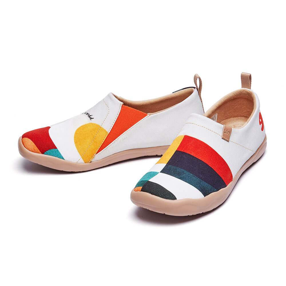 UIN Footwear Women Hold that Color Canvas loafers