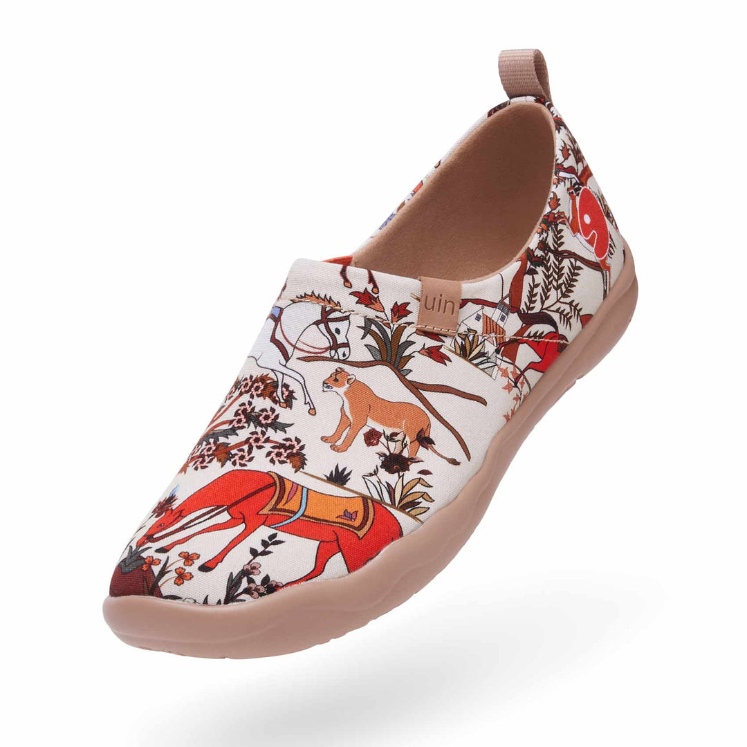 UIN Footwear Women Horses in Tang Dynasty Toledo I Women Canvas loafers