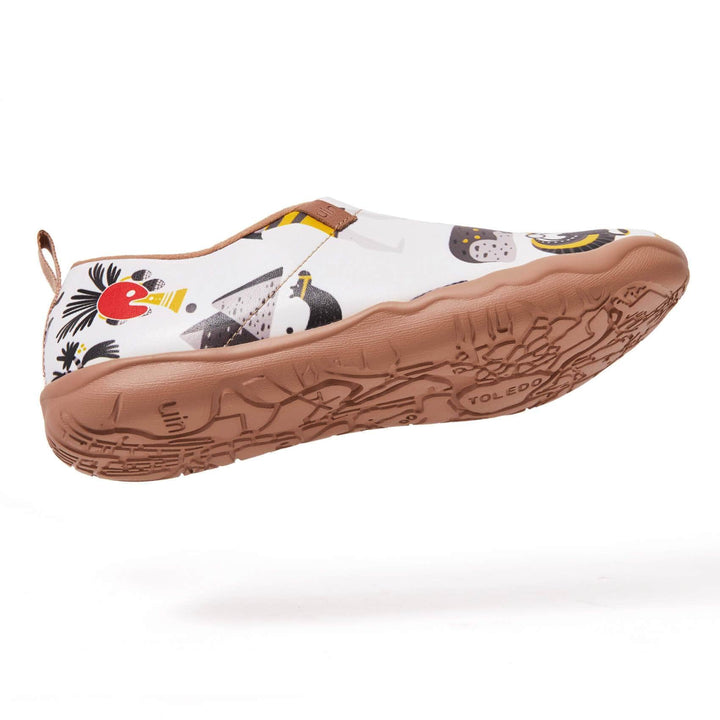 UIN Footwear Women Impressions of Egypt Canvas loafers