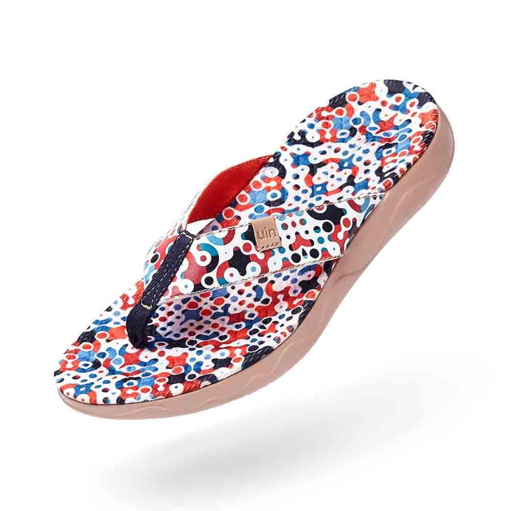 UIN Footwear Women Jumble Women Majorca Flip Flops Canvas loafers