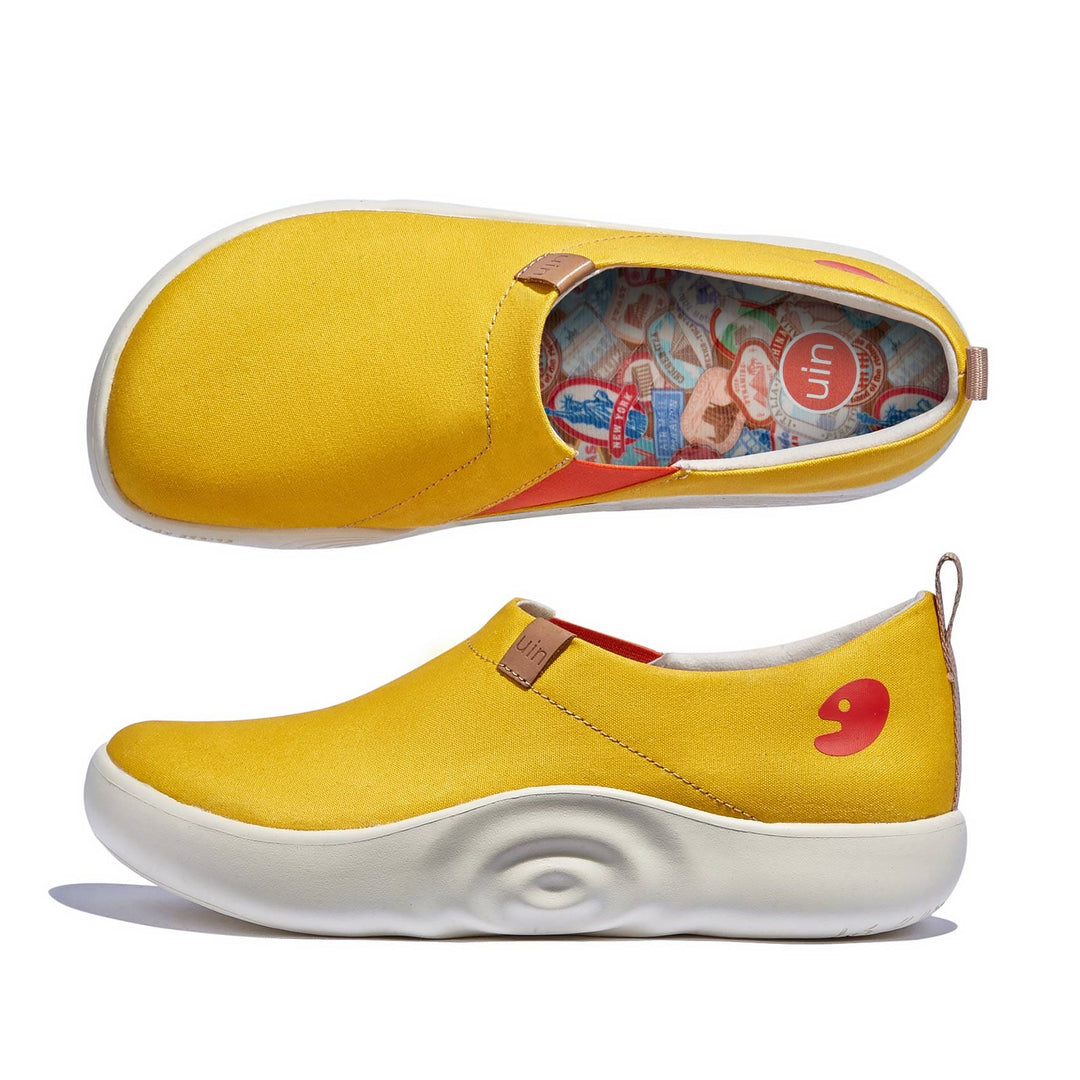 UIN Footwear Women Lemon Chrome Toledo X Women Canvas loafers