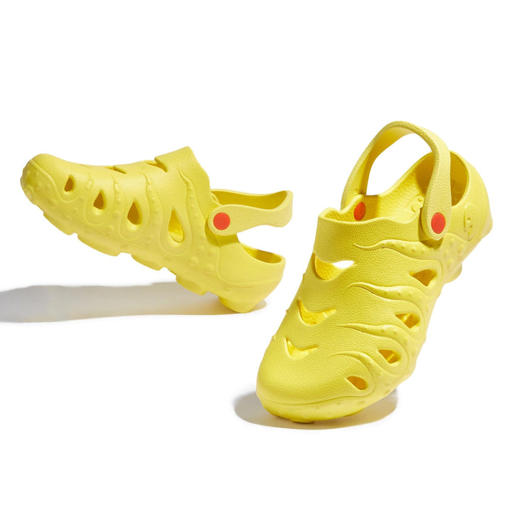 UIN Footwear Women Maize Yellow Octopus I Women Canvas loafers