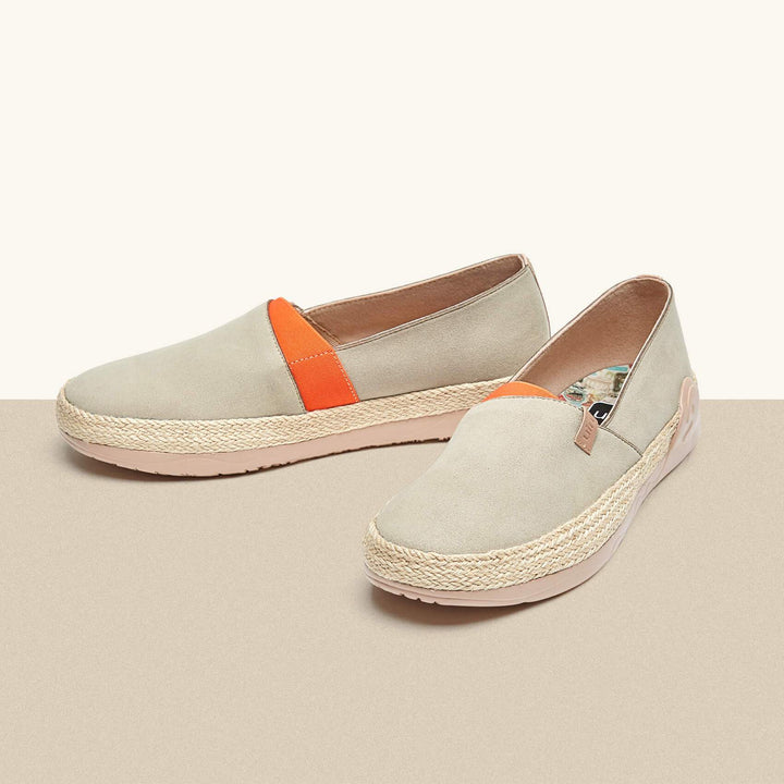 UIN Footwear Women Marbella I Oxford Tan Women Canvas loafers