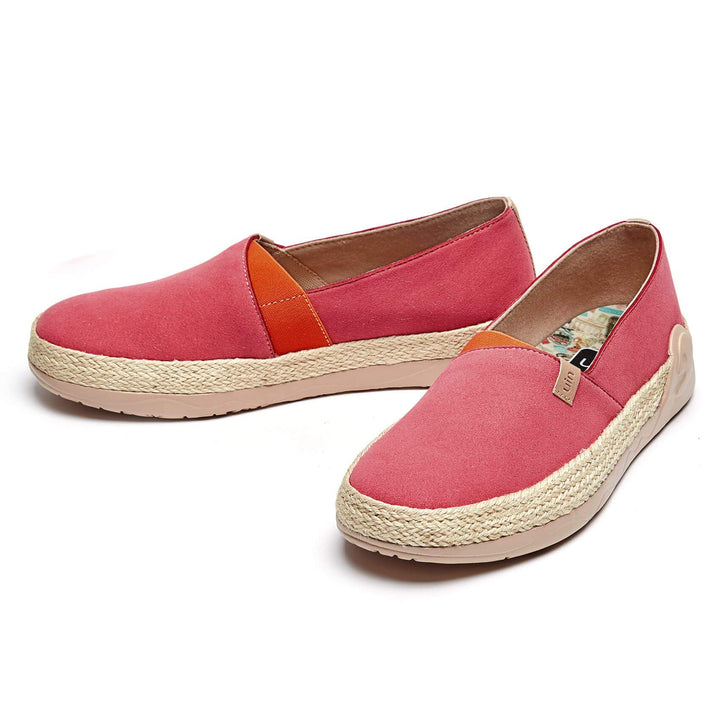 UIN Footwear Women Marbella I Tea Rose Canvas loafers