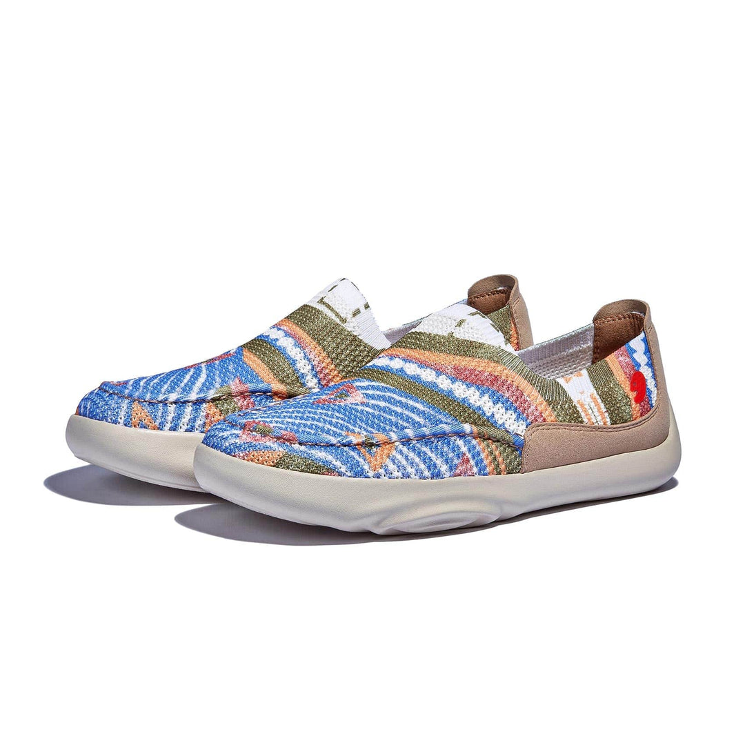 UIN Footwear Women Morandi Ocean Mojacar I Women Canvas loafers